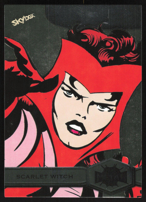 Scarlet Witch 2021 Upper Deck Skybox Spider-Man Marvel Metal Universe # 172 Base - Collectible Craze America