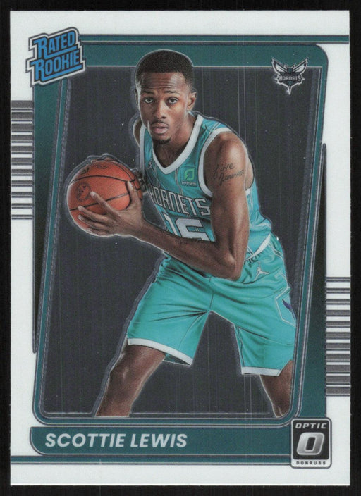 Scottie Lewis 2021 Panini Donruss Optic Rated Rookie # 196 RC Charlotte Hornets - Collectible Craze America