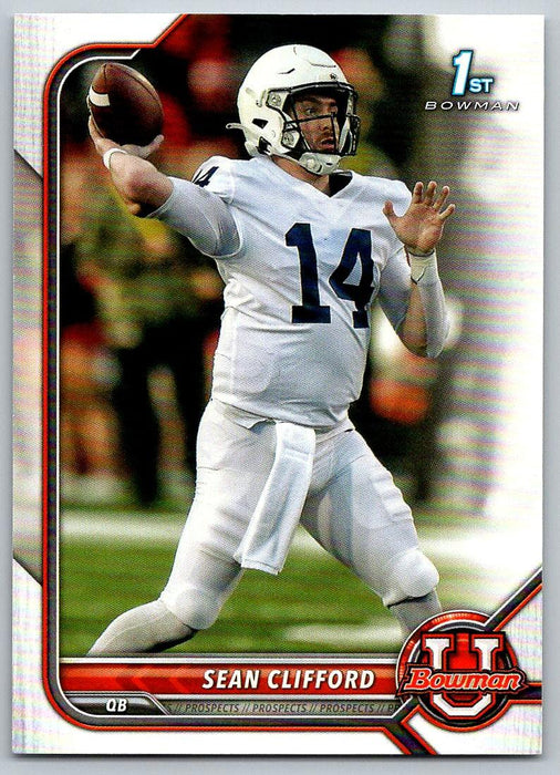 Sean Clifford 2021 Bowman University Football # 70 Penn State Nittany Lions 1st Bowman - Collectible Craze America