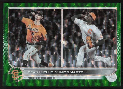 Sean Hjelle/Yunior Marte 2022 Topps Update # US246 Green Foilboard 138/499 San Francisco Giants - Collectible Craze America