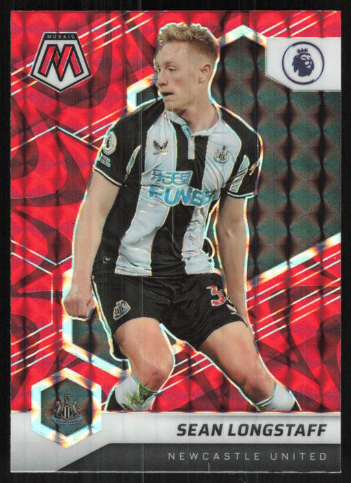 Sean Longstaff 2021 Panini Mosaic Premier League # 190 Red Prizm Newcastle United - Collectible Craze America