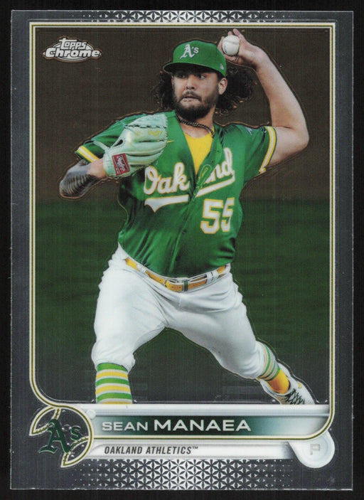 Sean Manaea 2022 Topps Chrome Baseball # 217 Oakland Athletics Base - Collectible Craze America