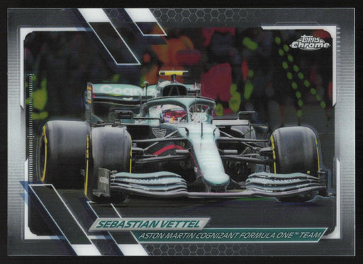 Sebastian Vettel 2021 Topps Chrome Formula 1 # 102 Aston Martin Cognizant Formula One Team - Collectible Craze America