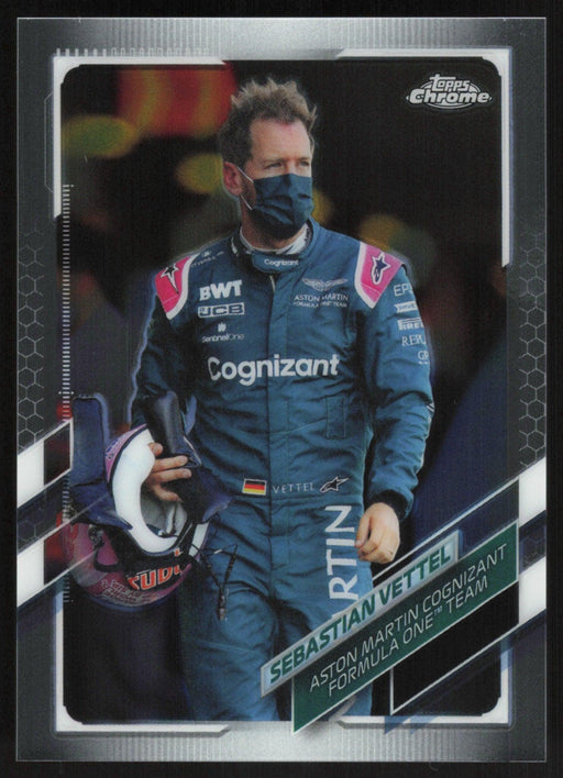 Sebastian Vettel 2021 Topps Chrome Formula 1 # 23 Aston Martin Cognizant Formula One Team - Collectible Craze America