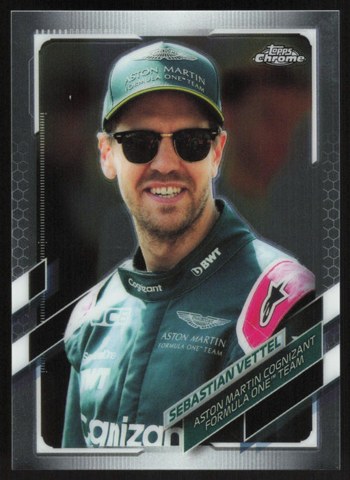 Sebastian Vettel 2021 Topps Chrome Formula 1 # 27 Aston Martin Cognizant Formula One Team - Collectible Craze America