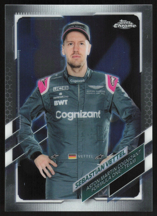 Sebastian Vettel 2021 Topps Chrome Formula 1 # 7 Aston Martin Cognizant Formula One Team - Collectible Craze America