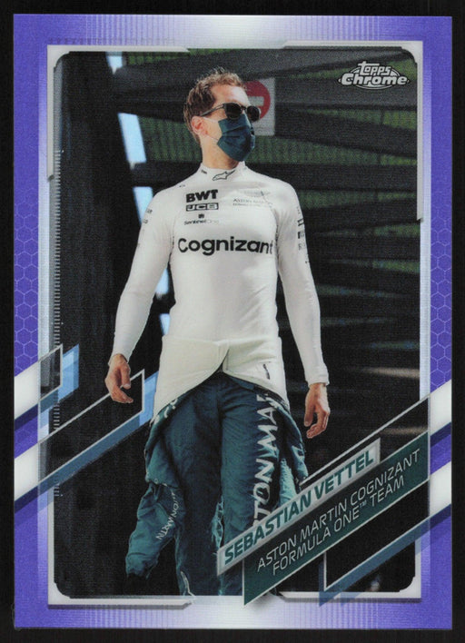 Sebastian Vettell 2021 Topps Chrome Formula 1 # 47 Purple Refractor 141/399 - Collectible Craze America