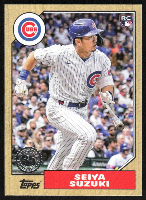 Seiya Suzuki 2022 Topps Update # 87TBU-13 1987 Topps RC Chicago Cubs - Collectible Craze America