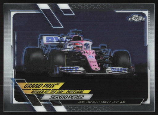 Sergio Perez 2021 Topps Chrome Formula 1 # 160 BWT Racing Point F1 Team - Collectible Craze America