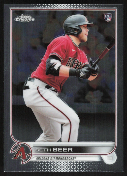 Seth Beer 2022 Topps Chrome Baseball # 186 RC Arizona Diamondbacks Base - Collectible Craze America