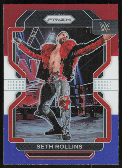 Seth Rollins 2022 Panini Prizm WWE # 111 Red White Blue Prizm Raw - Collectible Craze America