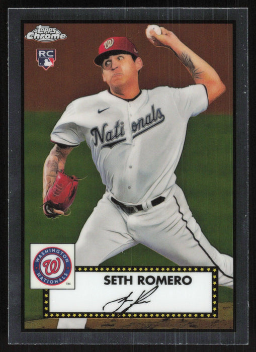 Seth Romero 2021 Topps Chrome Platinum Anniversary # 100 RC Washington Nationals - Collectible Craze America