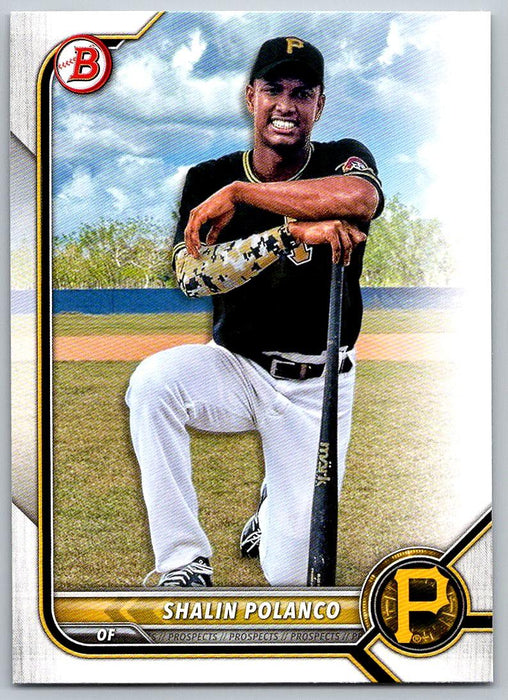 Shalin Polanco 2022 Bowman Prospects # BP-145 Pittsburgh Pirates - Collectible Craze America