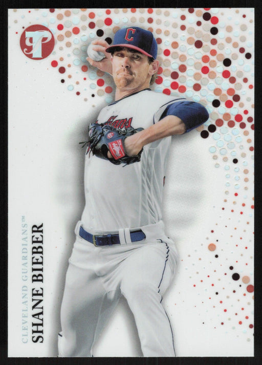 Shane Bieber 2022 Topps Pristine # 192 Refractor Cleveland Indians - Collectible Craze America