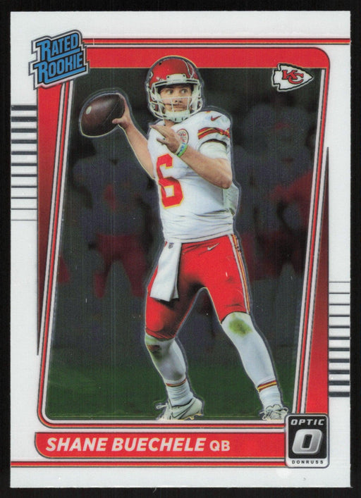 Shane Buechele 2021 Donruss Optic Rated Rooke # 298 RC Kansas City Chiefs Base - Collectible Craze America