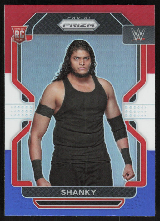 Shanky 2022 Panini Prizm WWE # 120 RC Red White Blue Prizm SmackDown - Collectible Craze America