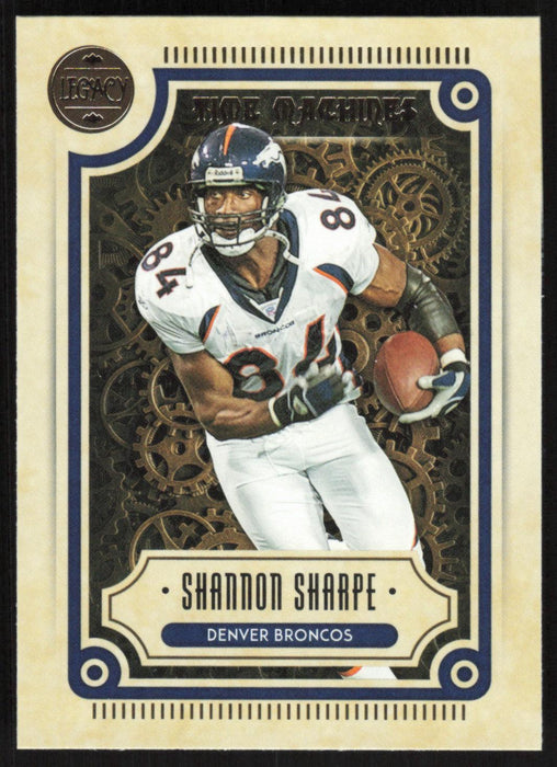 Shannon Sharpe 2022 Panini Legacy Time Machines # TM-23 Denver Broncos - Collectible Craze America