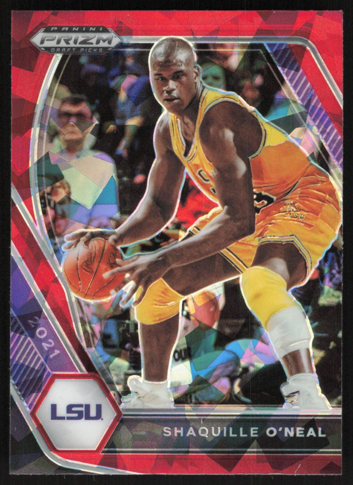 Shaquille O'Neal 2021 Panini Prizm Draft Picks # 84 Red Ice Prizm LSU —  Collectible Craze America