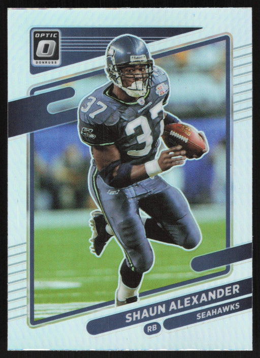 Shaun Alexander 2021 Donruss Optic # 200 Silver Prizm Seattle Seahawks - Collectible Craze America