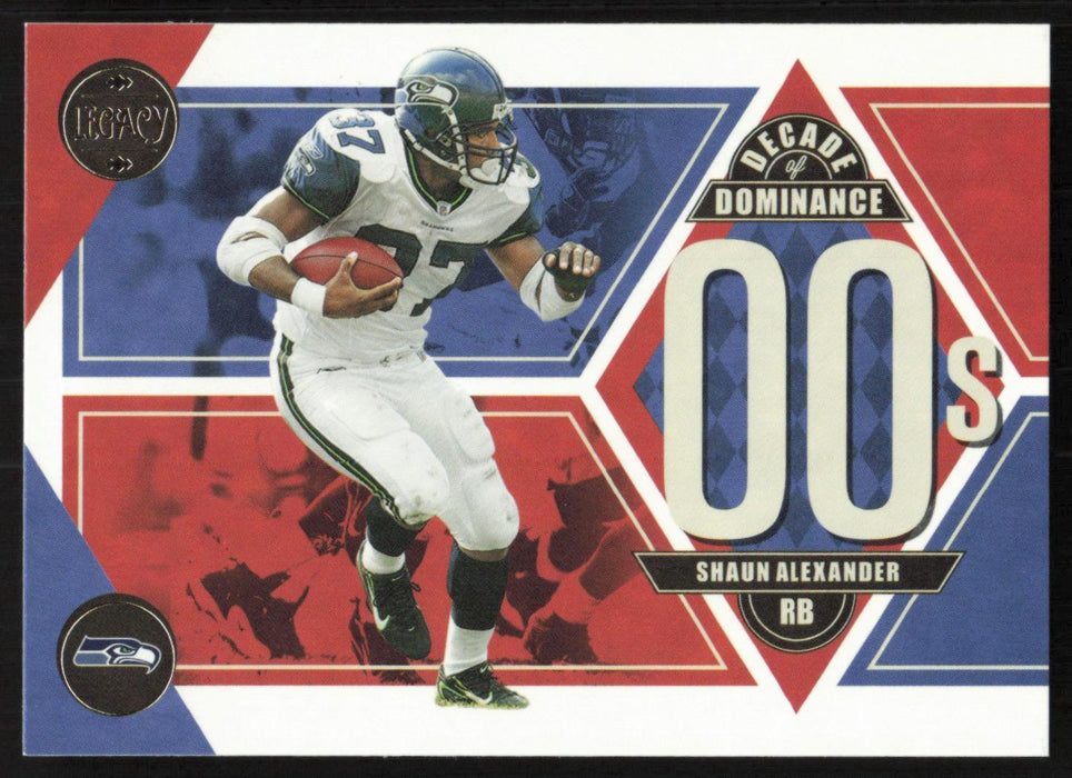 Shaun Alexander 2022 Panini Legacy Decade of Dominance # DD-10 Seattle Seahawks - Collectible Craze America