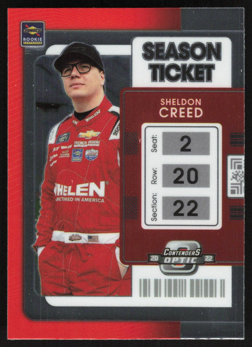 Sheldon Creed 2022 Panini Chronicles Racing Contenders Optic # 4 - Collectible Craze America