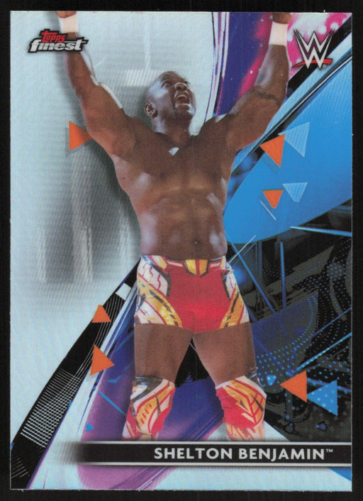 Shelton Benjamin 2021 Topps Finest WWE # 37 Refractor - Collectible Craze America