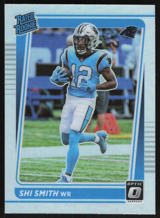 Shi Smith 2021 Donruss Optic Rated Rookie # 292 RC Silver Prizm Carolina Panthers - Collectible Craze America