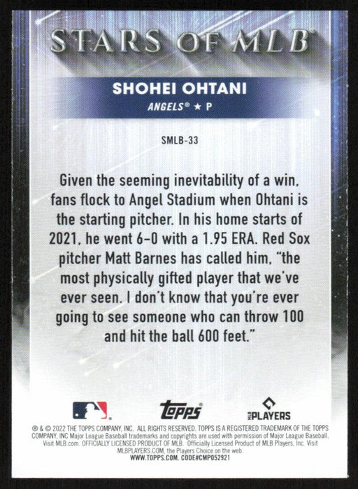 Shohei Ohtani 2022 Topps Series 2 # SMLB-33 Stars of MLB Los Angeles Angels - Collectible Craze America