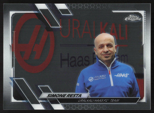 Simone Resta 2021 Topps Chrome Formula 1 # 93 Uralkali Haas F1 Team - Collectible Craze America