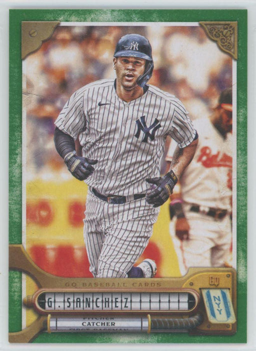 Sixto Sanchez 2022 Topps Gypsy Queen # 227 Green Border Miami Marlins - Collectible Craze America