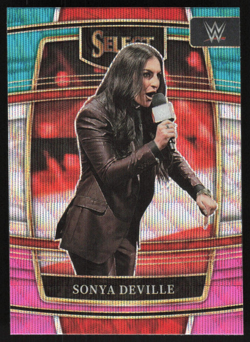 Sonya Deville 2022 Panini Select WWE # 68 Concourse Tri-Color Prizm Smack Down - Collectible Craze America