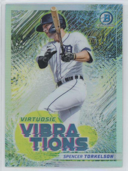 Spencer Torkelson 2022 Bowman Virtuosic Vibrations # VV-2 Insert Detroit Tigers - Collectible Craze America