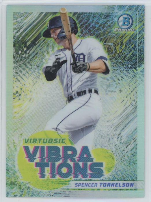 Spencer Torkelson 2022 Bowman Virtuosic Vibrations # VV-2 Insert Detroit Tigers - Collectible Craze America