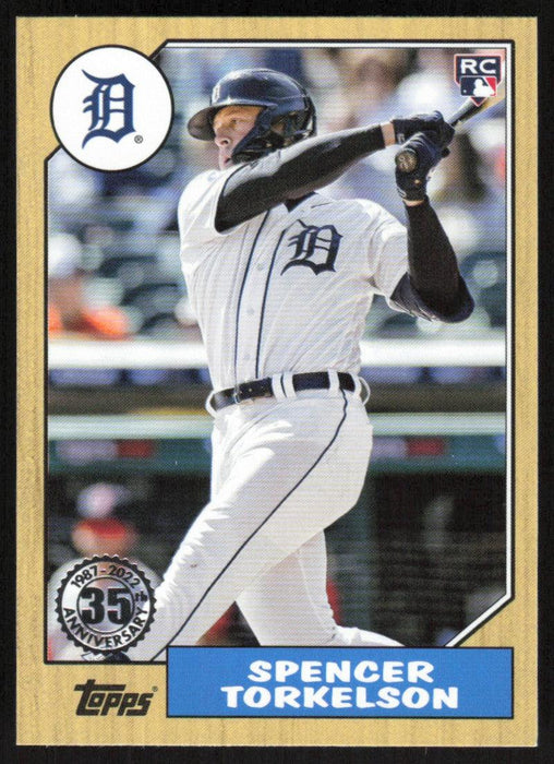 Spencer Torkelson 2022 Topps Update # 87TBU-20 1987 Topps RC Detroit Tigers - Collectible Craze America