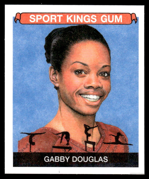 Gabby Douglas 2022 Sportskings Volume 3 Mini Front of Card