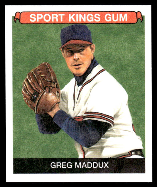 Greg Maddux 2022 Sportskings Volume 3 Mini Front of Card