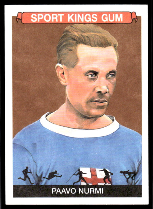 Paavo Nurmi 2022 Sportskings Volume 3 Base Front of Card