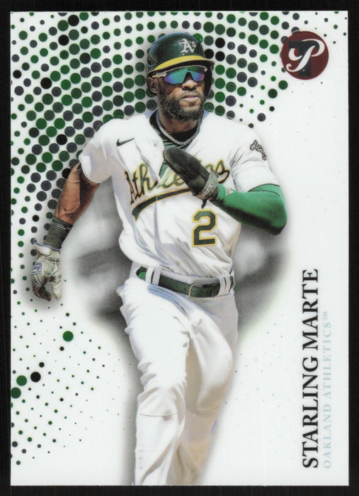 Starling Marte 2022 Topps Pristine Baseball # 90 Oakland Athletics - Collectible Craze America