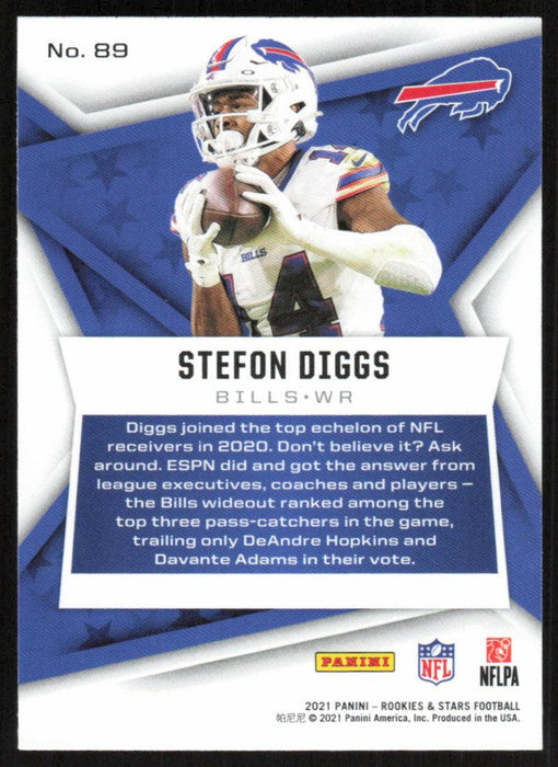 Stefon Diggs 2021 Panini Rookies & Stars # 89 Buffalo Bills Base - Collectible Craze America