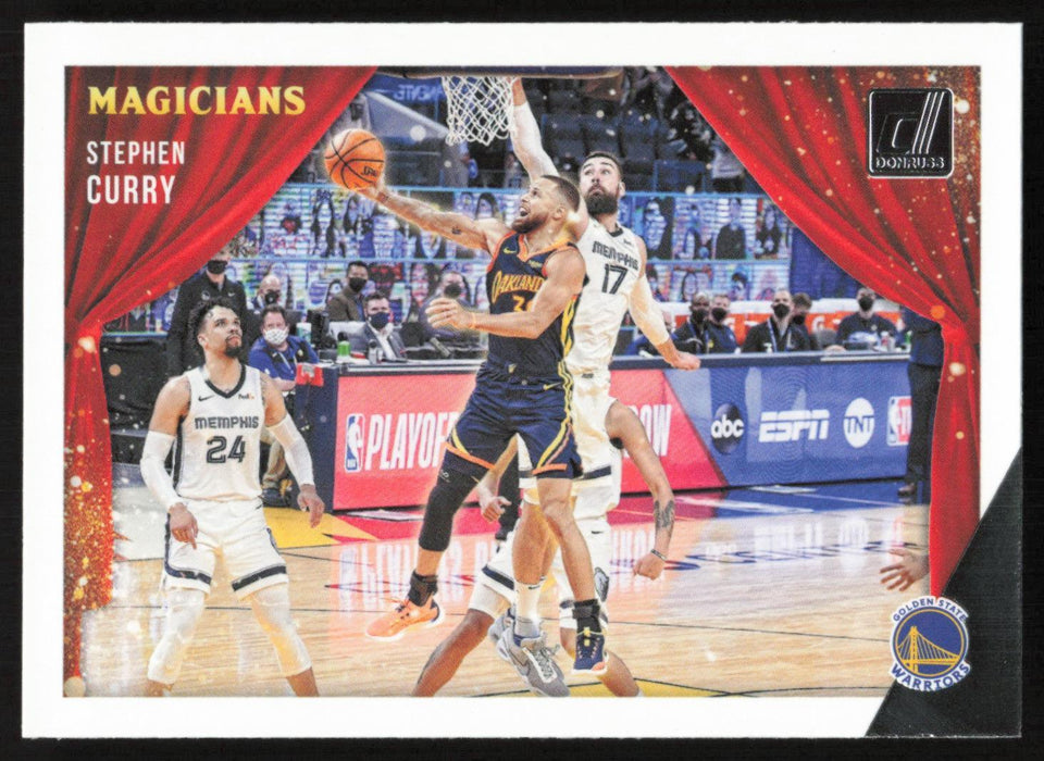 Stephen Curry 2021 Donruss Magicians # 9 Charlotte Hornets/Golden State Warriors - Collectible Craze America