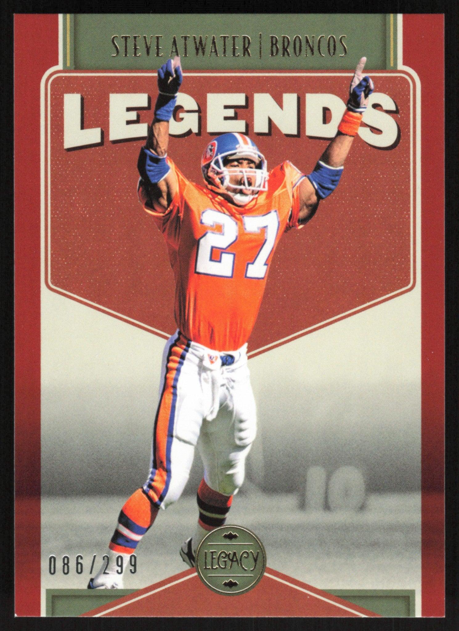 Steve Atwater 2022 Panini Legacy Legends # 130 Red 86/299 Denver Bronc -  Collectible Craze America