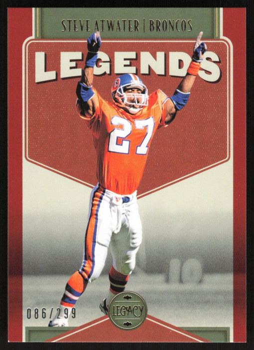 Steve Atwater 2022 Panini Legacy Legends # 130 Red 86/299 Denver Broncos - Collectible Craze America