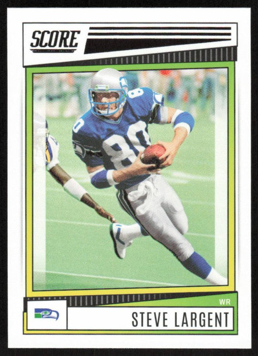 Steve Largent 2022 Panini Score Football # 180 Base Seattle Seahawks —  Collectible Craze America