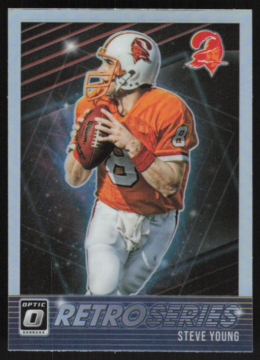 Steve Young 2021 Donruss Optic Retro Series # RS-SY Silver Prizm Tampa Bay Buccaneers - Collectible Craze America