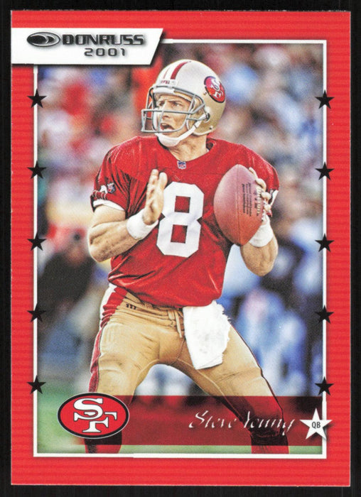 Steve Young 2021 Donruss Retro 2001 # 01-14 San Francisco 49ers - Collectible Craze America