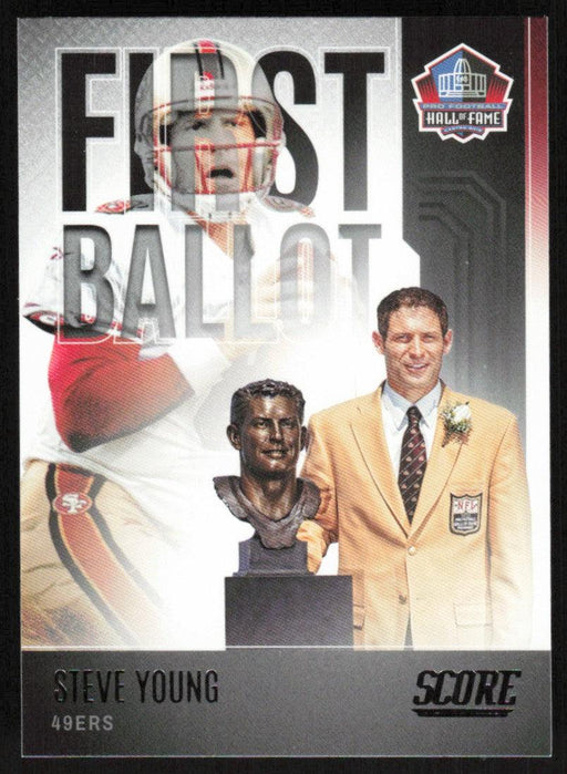 Steve Young 2022 Panini Score Football # FB-SY First Ballot San Francisco 49ers - Collectible Craze America