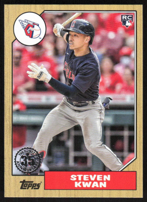 Steven Kwan 2022 Topps Update # 87TBU-17 1987 Topps RC Cleveland Guardians - Collectible Craze America