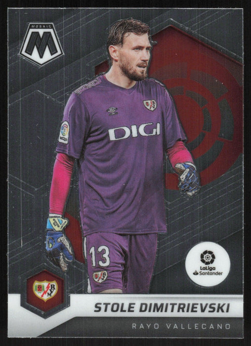 Stole Dimitrievski 2021 Panini Mosaic La Liga # 150 Rayo Vallecano Base - Collectible Craze America