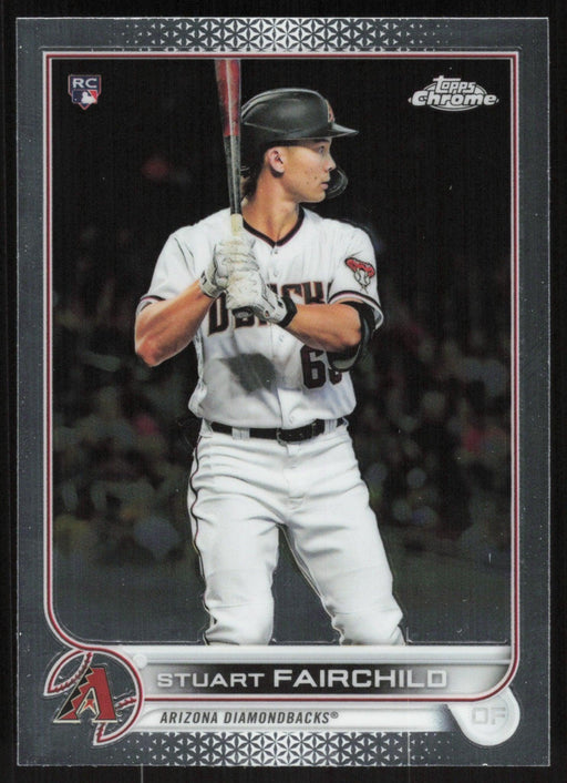 Stuart Fairchild 2022 Topps Chrome Baseball # 156 RC Arizona Diamondbacks Base - Collectible Craze America