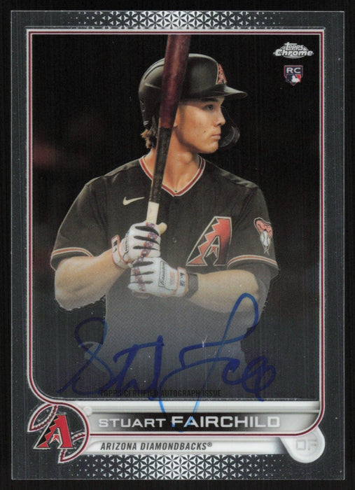 Stuart Fairchild 2022 Topps Chrome Baseball # RA-SF RC Auto Arizona Diamondbacks - Collectible Craze America